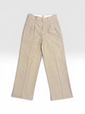 The Double Pleated Linen-Cotton Trousers