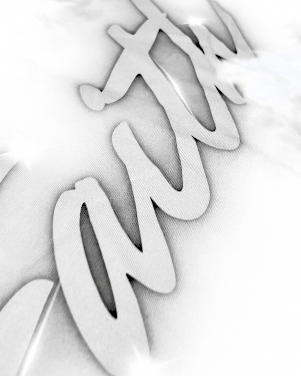 FAITH DEUX - LIGHT SMOKE - Oversized Tee