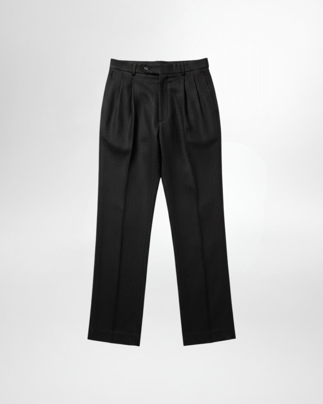 The Double Pleated Linen Trousers