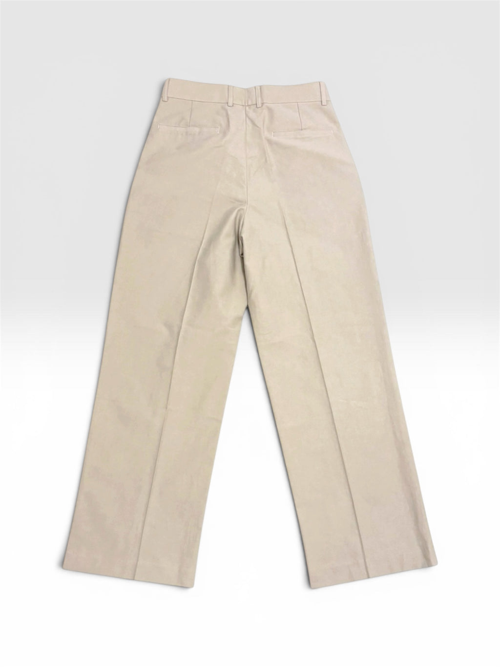 The Double Pleated Linen-Cotton Trousers